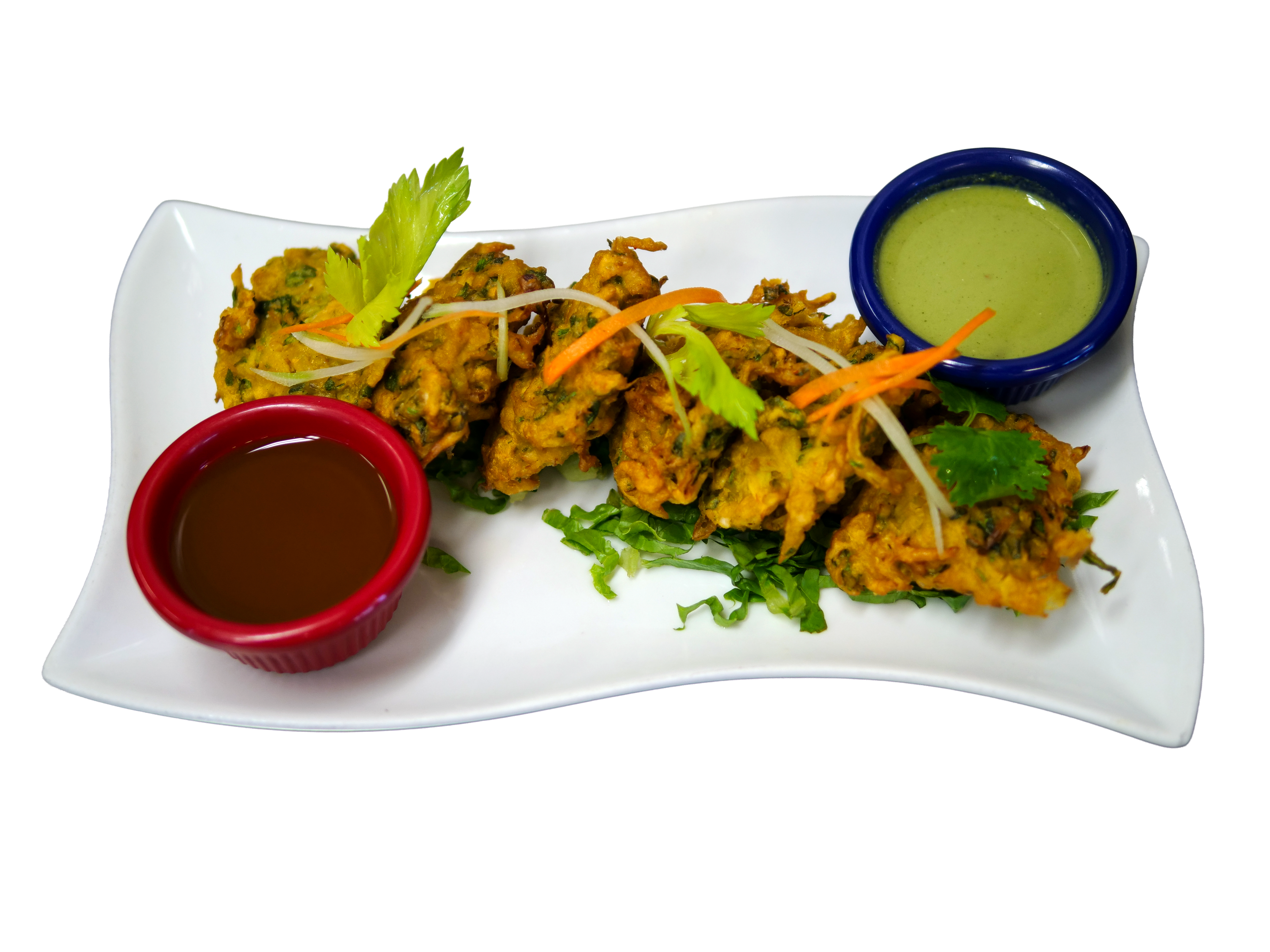Vegetable pakora fritters