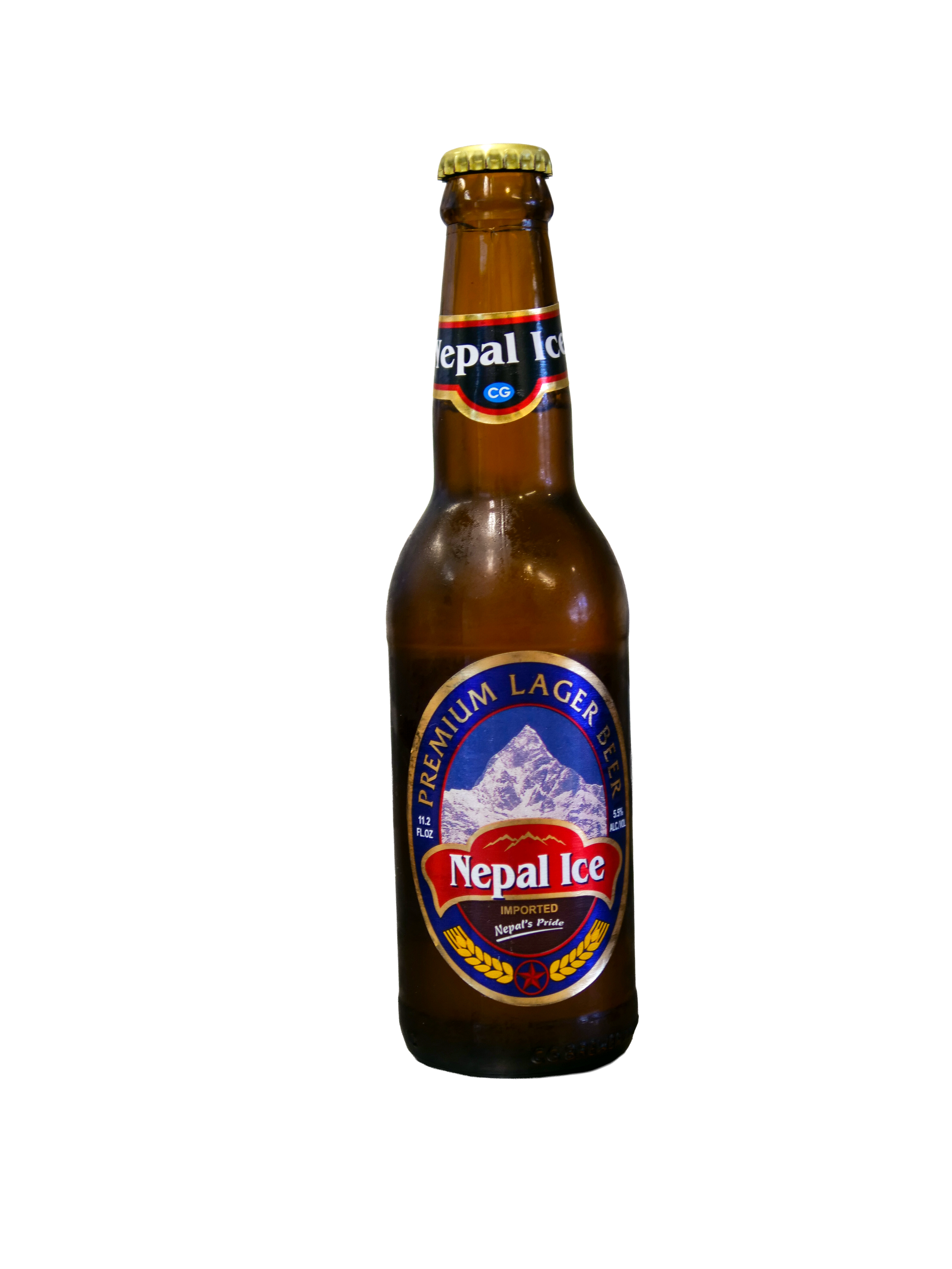 Chilled bottles of Nepali and international beer